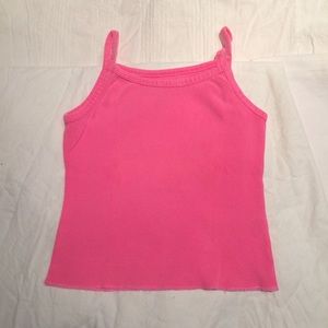 Neon pink tank